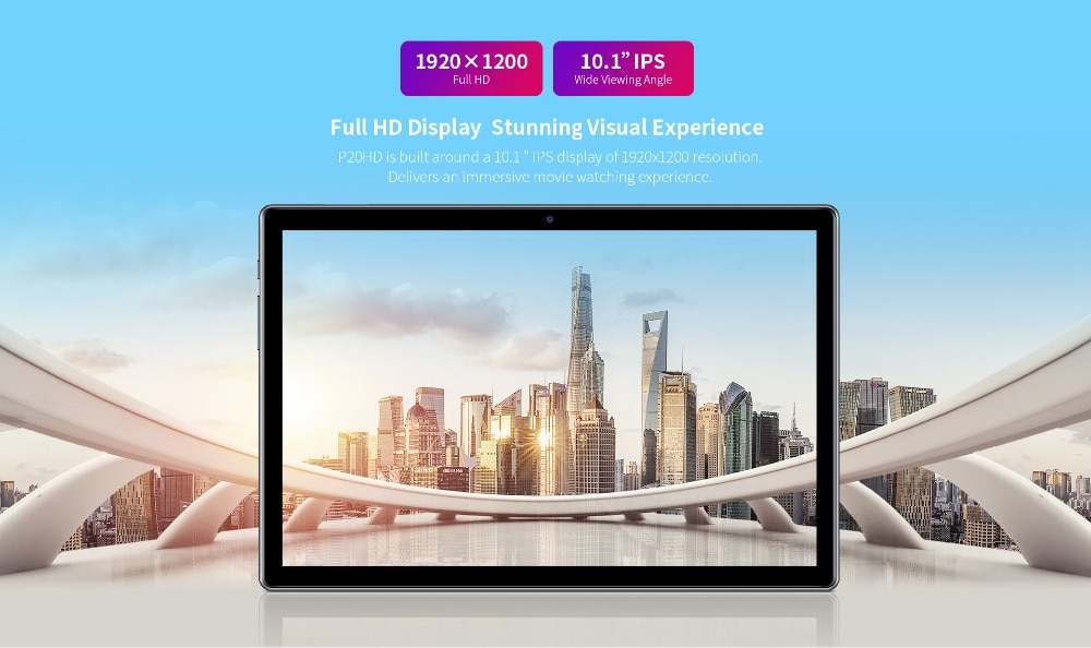 Teclast P20HD 4G Phone Call 4GB RAM 64 ROM Tablet PC 1920x1200 Android 10  Octa Core 10.1 inch IPS SC9863A GPS 6000mAh Tablets