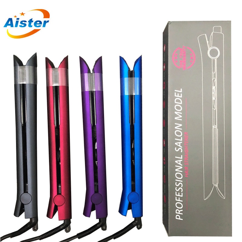 Hair Iron Flat 2-in-1 ceramic coating Hair straightener comb hair Curler beauty care Iron healthy beauty curling irons flat iron