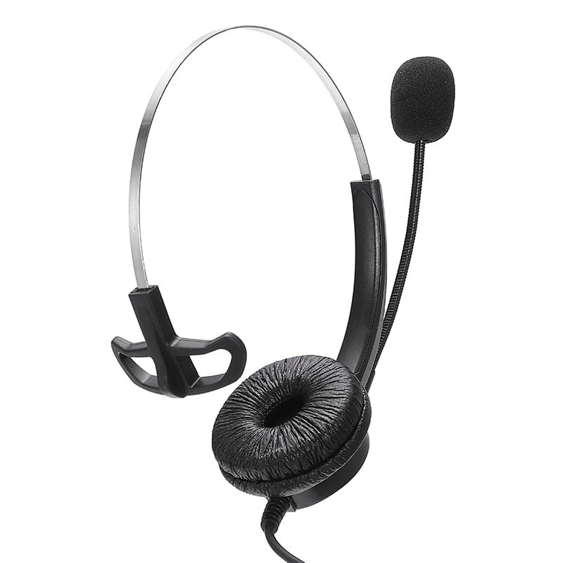 Professional 3.5mm Wired Headset Noise Cancelling Headphone With Microphone For Call Center E-commerce company Salesman
