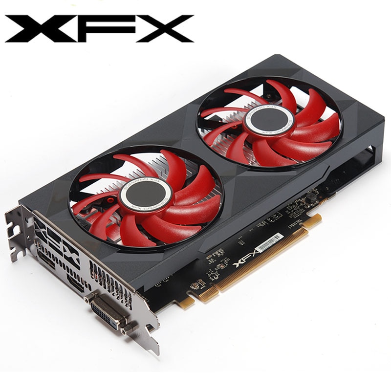 XFX Video Card RX 560 4GB 128Bit GDDR5 RX 560D Graphics Cards for AMD RX 500 series VGA Cards RX560 470 570 460 580 480 Used